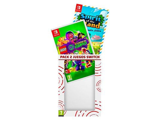 Nintendo Switch 2-Spiele-Paket: LEGO DC Super-Schurken + Spirit of the Island (Paradise Edition)