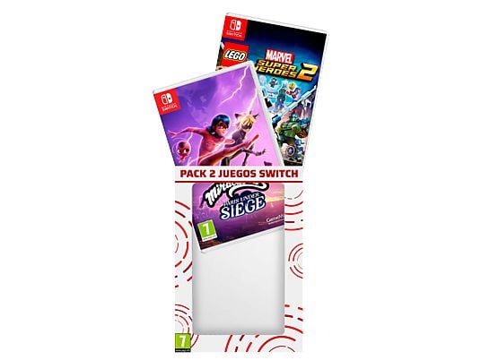 Nintendo Switch 2-game pack: LEGO Marvel Super Heroes 2 + Ladybug Miraculous: Paris Under Siege