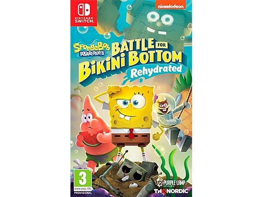 Nintendo Switch Bob Esponja Battle for Bikini Bottom Rehydrated